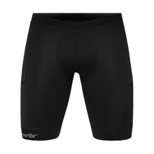 Bermuda de Compressão Masculina Para Corrida 6 Bolsos- Sportbr - Preta