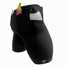 Bermuda de Compressão Masculina Para Corrida 6 Bolsos- Sportbr - Preta