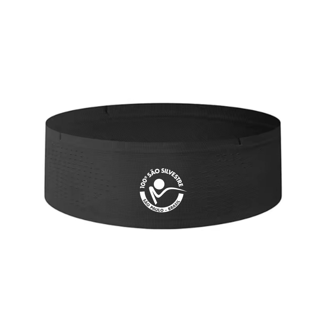Cinto para Corrida Runbelt 360 São Silvestre Preta Sportbr