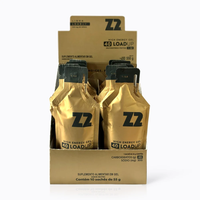 Caixa 10 Sachês Energy Gel Z2 LoadUp 40 CARB 300mg Sódio - Sabor Neutro 55g