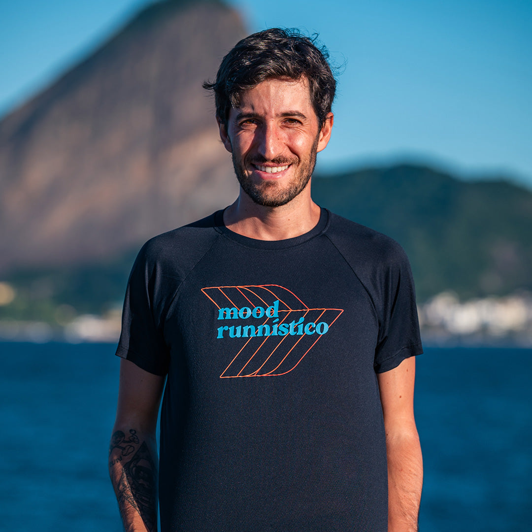 Camiseta Masculina Julia Sette Mood - Preta