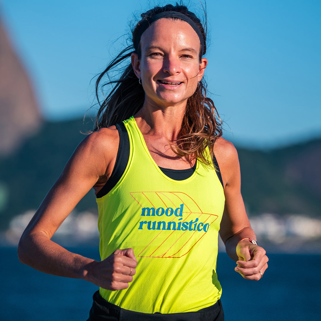 Regata Feminina Julia Sette Mood - Amarelo Neon