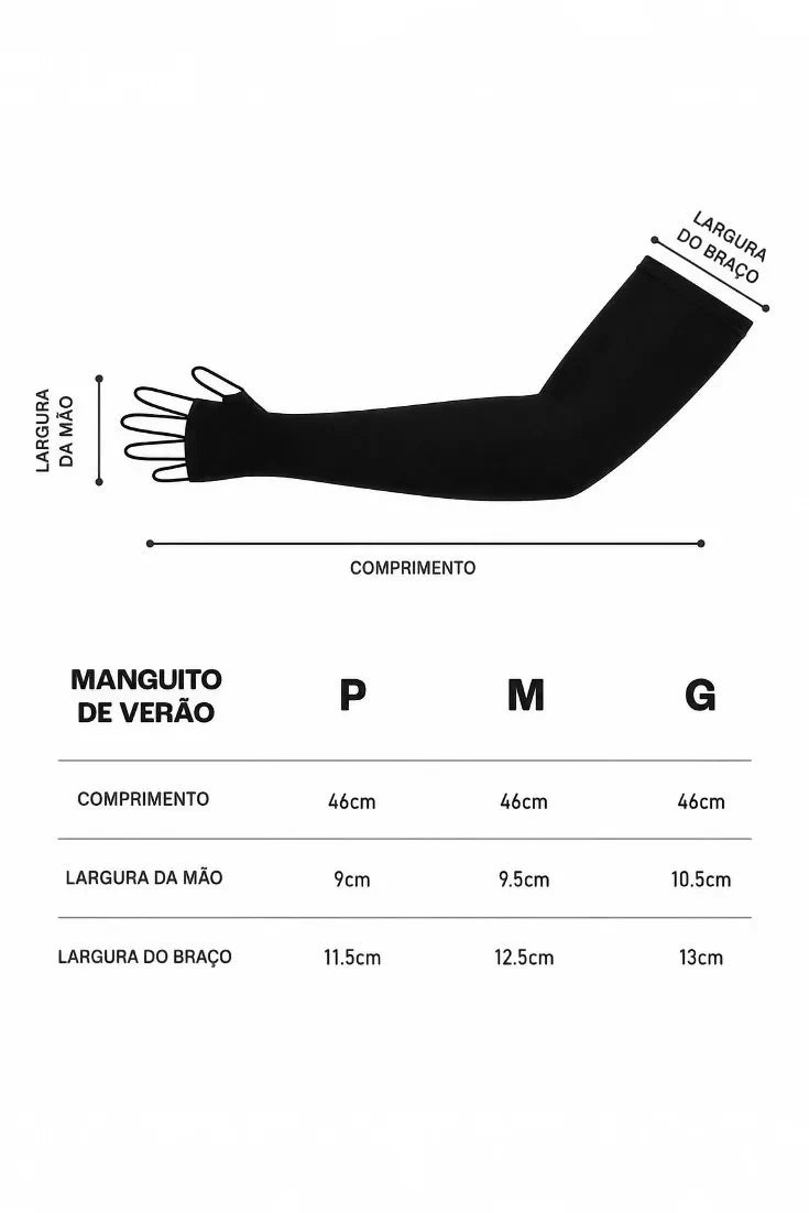 Manguito Esportivo Verão - SPORTBR - Azul Marinho