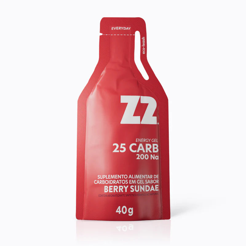 Sachê Energy Gel Z2 40g - Sabor Berry Sundae 25 CARB