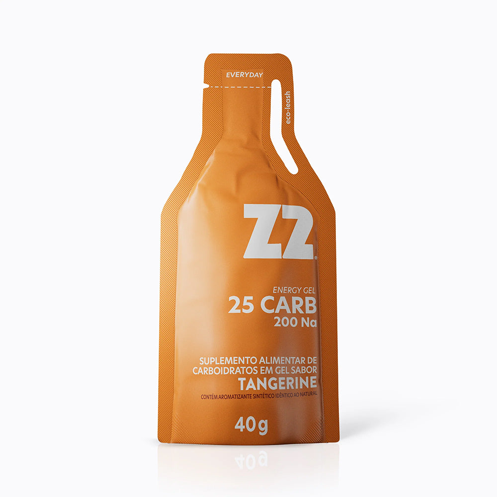 Caixa 10 Sachês Energy Gel Z2 40g - Sabor Tangerine 25 CARB– SPORTBR
