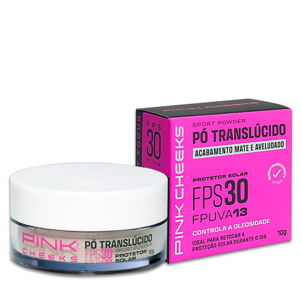 Pó Translúcido Sport Make Up Powder 5 g Pink Cheeks– SPORTBR