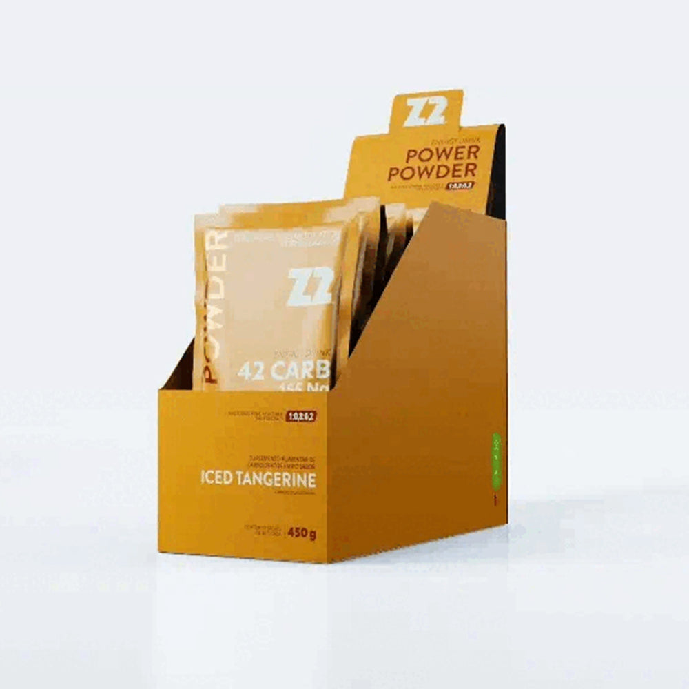 Caixa 10 Sachês Energy Drink Power Powder Z2 45g - Sabor Iced Tangerine