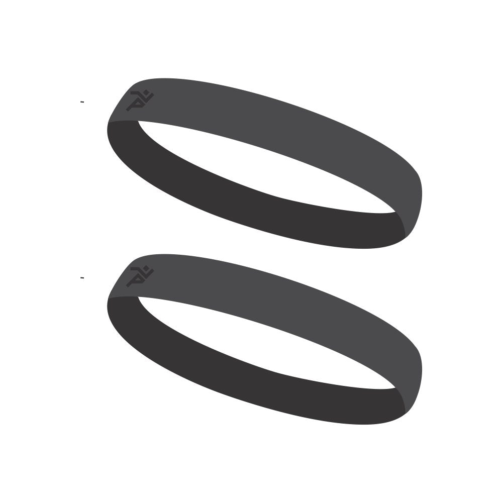 Faixa de Cabelo Headband com Silicone 2 unidades - SPORTBR - Pretas