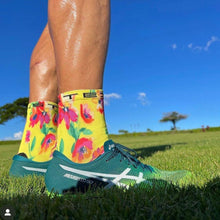 Meia Steigen cano médio - Floral