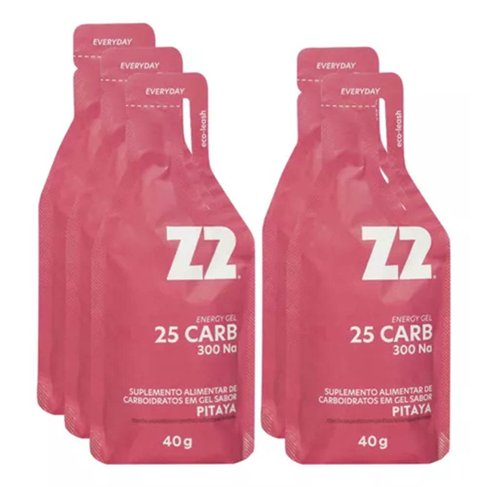 Caixa 10 Sachês Energy Gel Z2 40g - Sabor Pitaya 25 CARB– SPORTBR