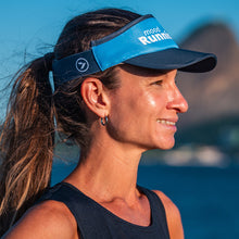 Viseira para Corrida com Elástico Sportbr - Julia Sette Mood Azul