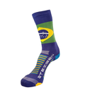 Meia de Corrida Steigen Brasil cano alto