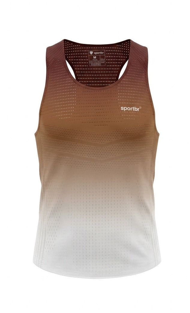 Regata Feminina Sportbr AirMesh Run Free - Marrom