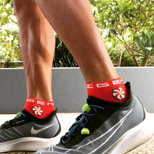 Meia Steigen cano baixo - Cherry Red