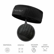 Faixa de Cabelo Headband Sportbr - Preta