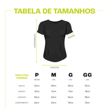 Baby Look Julia Sette Pace - Preta