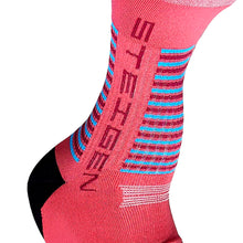 Meia Steigen cano baixo - Coral