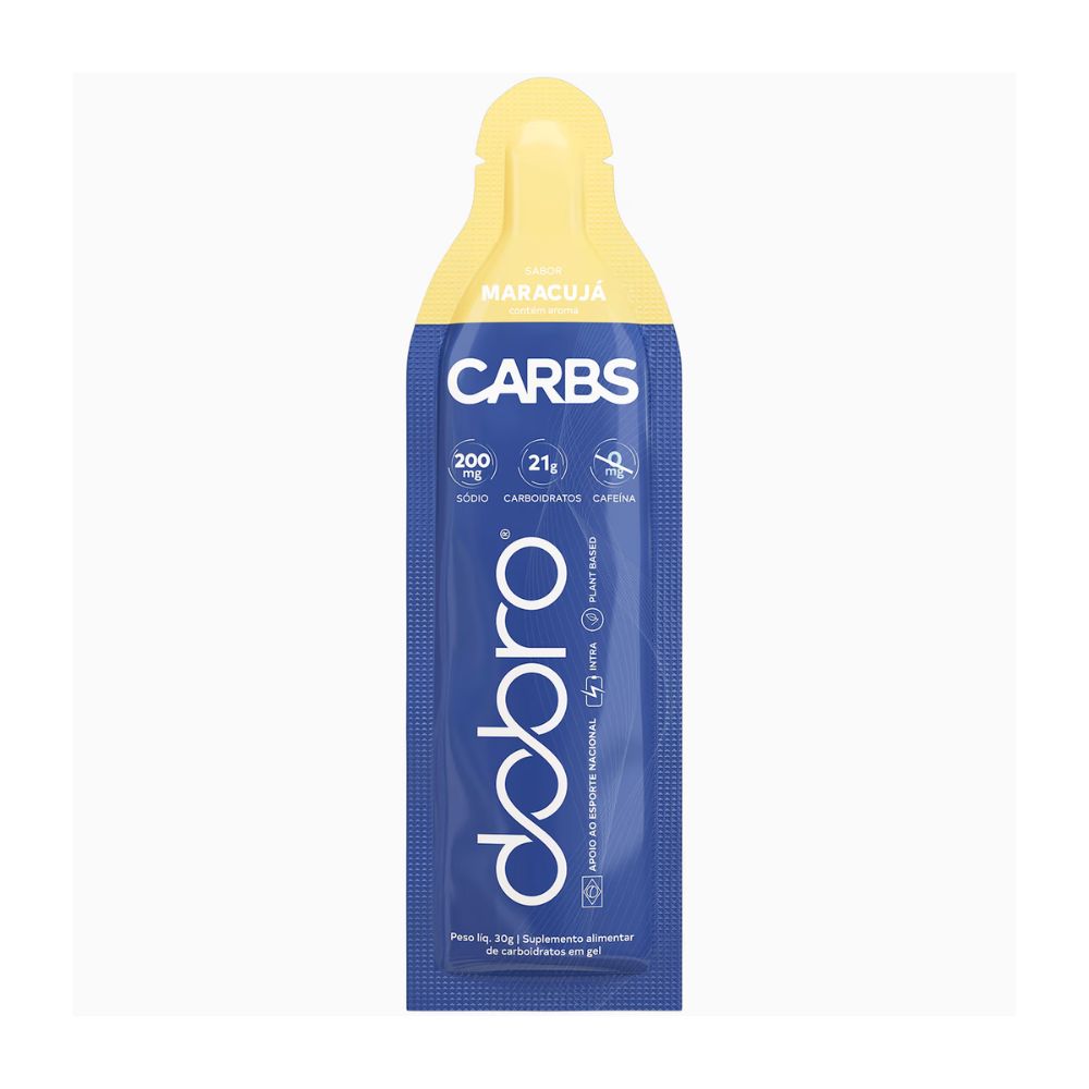 Sachê Carbs Gel 30g Dobro - Sabor Maracujá