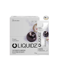 Caixa 14 Sachês LIQUIDZ Eletrólitos em Pó 5 g - Sabor Jabuticaba