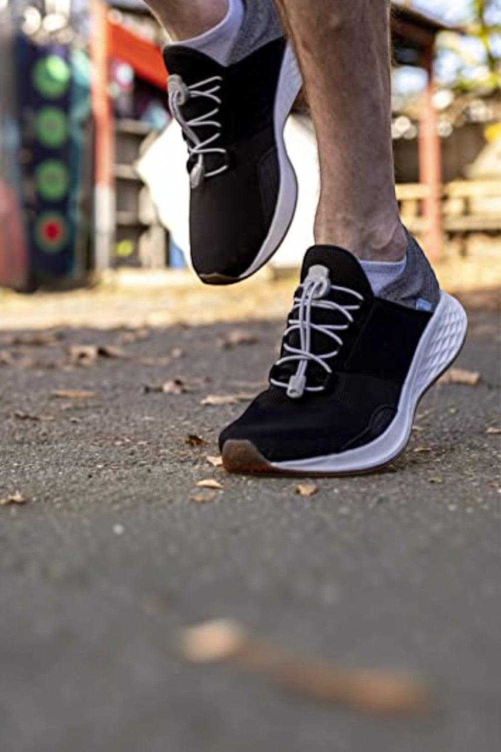 Cadarço Elastico Lock Laces - Cinza