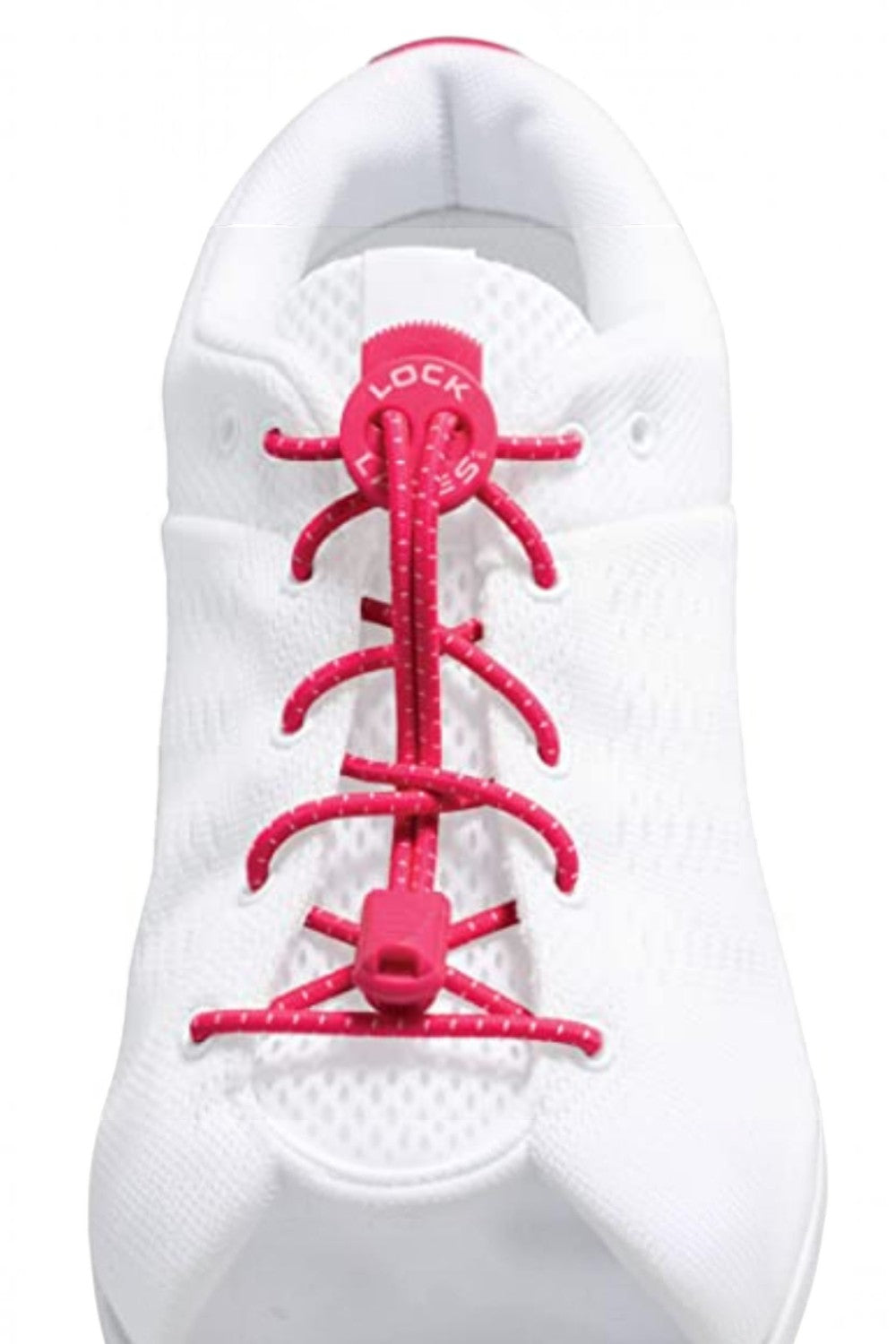 Cadarço Elastico Lock Laces - Rosa Pink