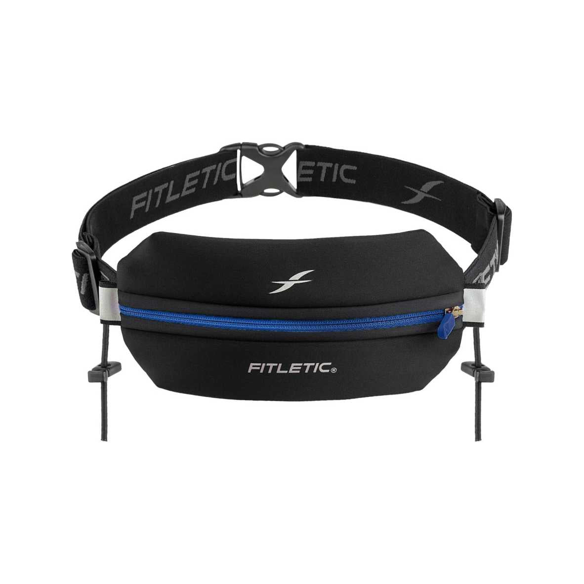 Pochete Neo Racing - Fitletic com Zíper azul, excelente opção para quem busca praticidade e estilo durante as corridas. Feita com tecido elástico e resistente à água, ideal para atividades ao ar livre. Com zíper, proporcionando fácil acesso aos itens armazenados. Bolso expansível: guarda documentos, cartões e dinheiro com segurança. Grip de silicone: evita que o cinto pule durante o movimento. Cinto ajustável: com ajuste duplo na cintura, proporcionando conforto e estabilidade. Porta número para corrida.