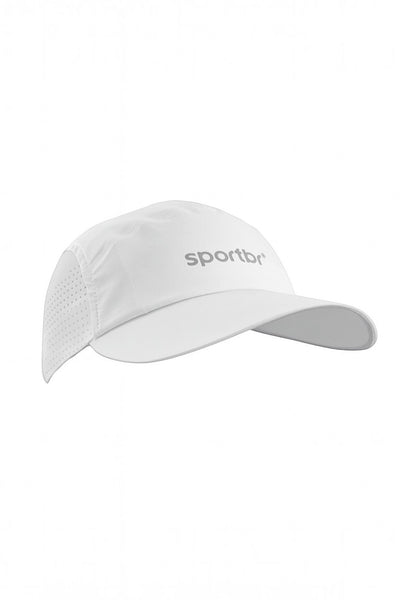 Boné de Corrida Dry Fit Branco - SPORTBR