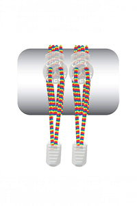 Cadarço Elástico Lock Laces - Rainbow