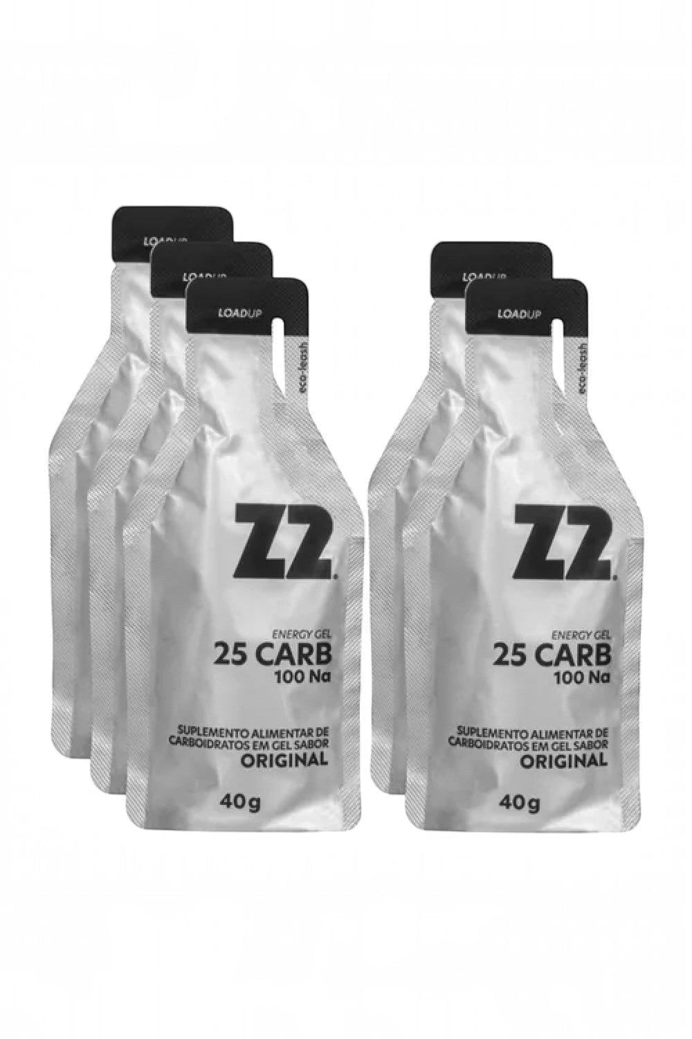 Sachês de gel de carboidrato SPORTBR Z2 Energy Gel sabor original com 25g de carboidratos e 100mg de sódio