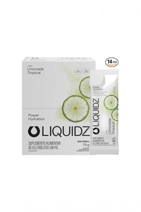 Caixa 14 Sachês LIQUIDZ Eletrólitos em Pó 5 g - Sabor Limonada Tropical