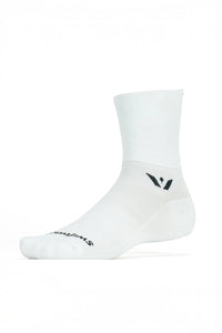 Meia de Compressão Swiftwick Aspire Four Cano Médio - Branca