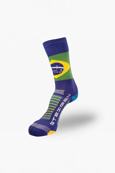 Meia de Corrida Steigen Brasil Cano Alto