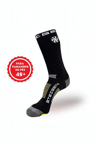 Meia Steigen cano alto Tamanho 45+ Black