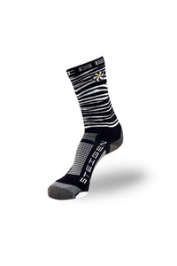 Meia Steigen cano alto - Zebra