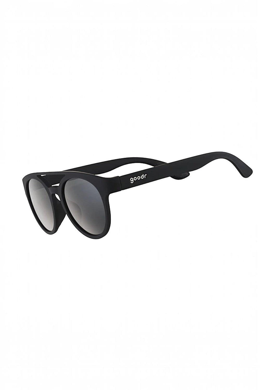 Óculos de sol SPORTBR Goodr Professor 00G preto com armação de propionato e lentes polarizadas para corrida