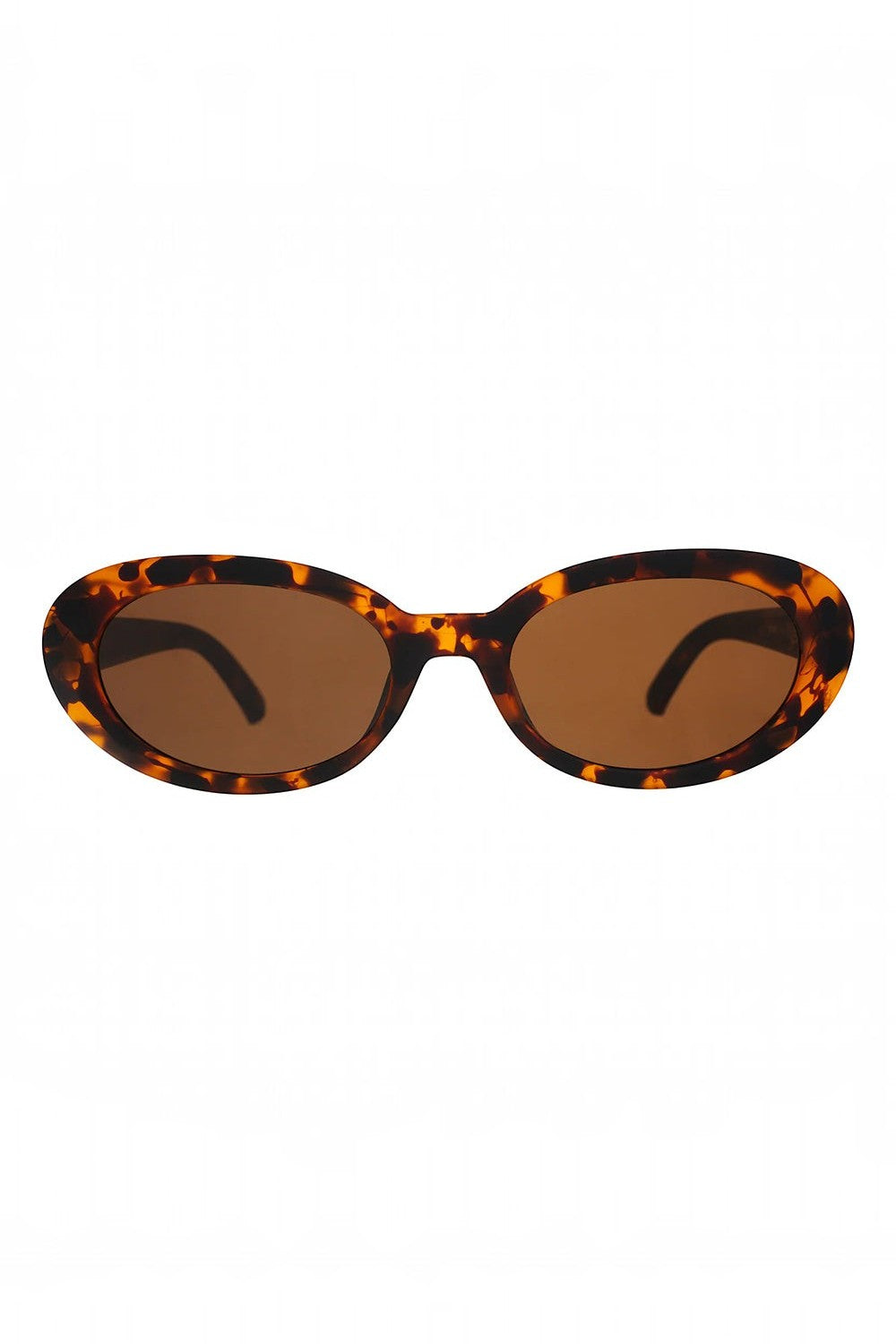 Óculos de sol SPORTBR Goodr Karaoke Machine Solo com armação tartaruga marrom e lentes polarizadas marrons.