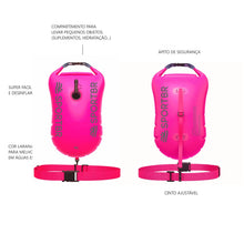 Bóia e Sinalizador para Natação em Mar Aberto - SPORTBR - Rosa