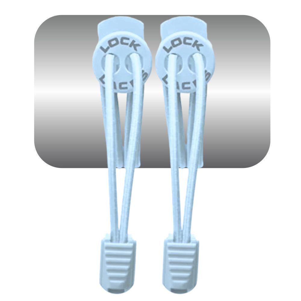 Cadarço Elástico Lock Laces - Azul Claro