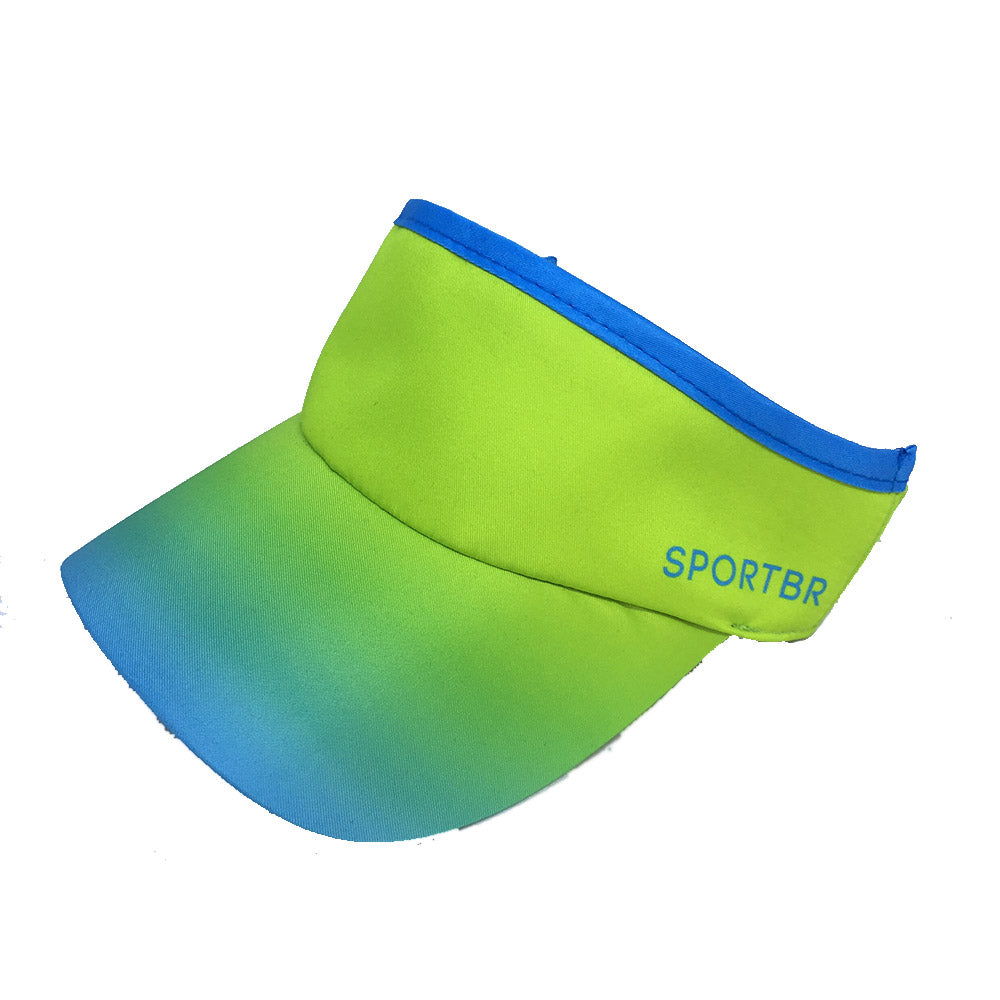 Viseira Sportbr - Running Have Fun Verde Degradê