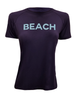 Camiseta Feminina Beach Tennis - Azul Marinho