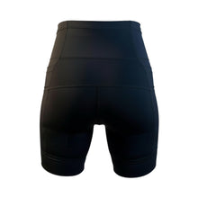 Bermuda de Compressão Feminina Cós Alto Para Corrida 7 Bolsos - SPORTBR – Preto