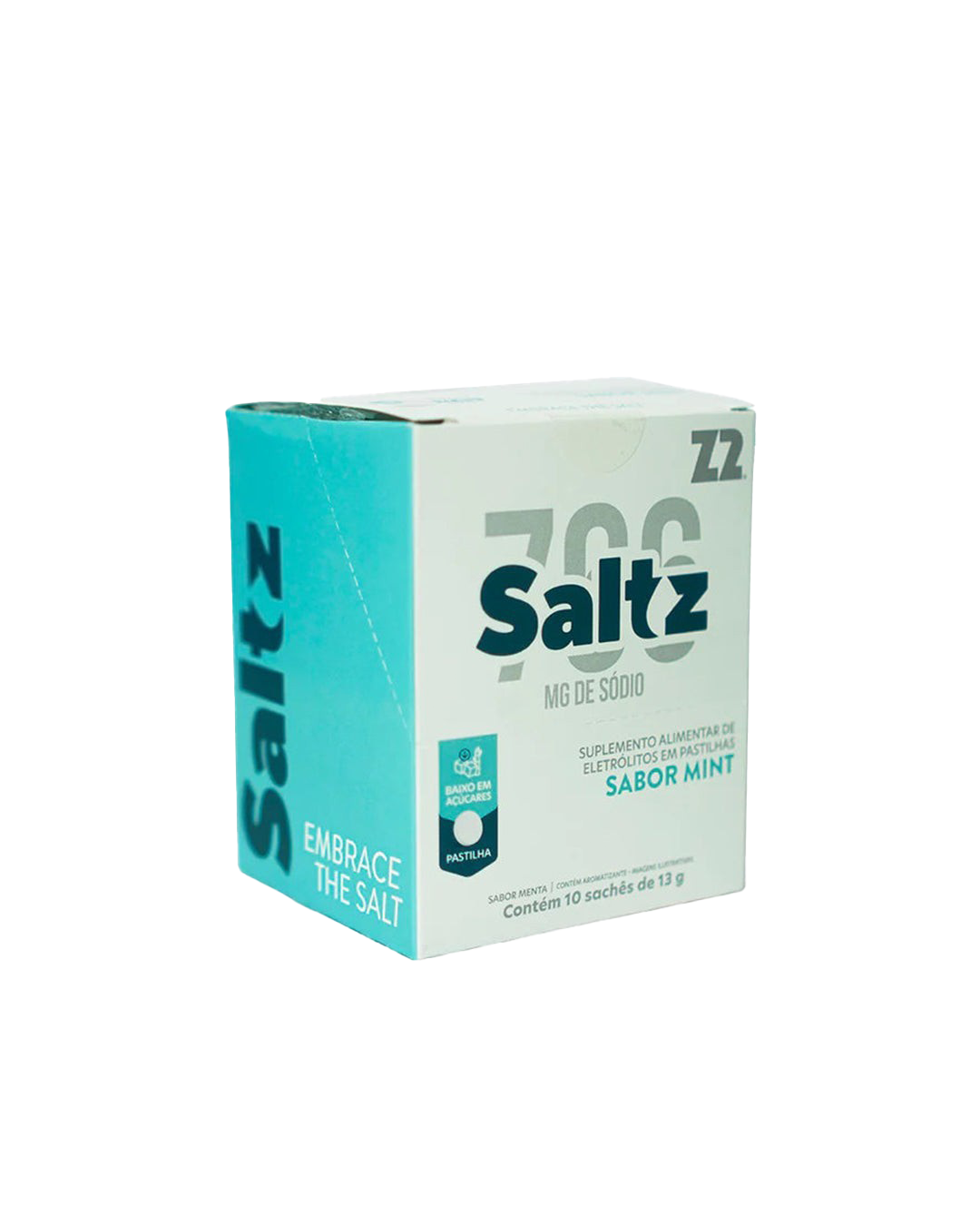 Caixa 10 Sachês Saltz Pastilha Z2 13g - Sabor Mint