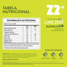 Caixa 10 Sachês Intra-Treino Power Powder Z2+ 45g - Sabor Lime Zest
