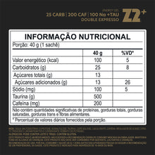 Sachê Energy Gel Z2+ 40g - Sabor Double Expresso 25 CARB