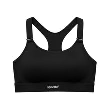 Top de Alta Sustentação com Alça Regulável e Bojo SPORTBR - Preto