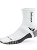 Meia de Média Compressão Swiftwick Flite XT Five Cano Médio - Branca
