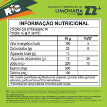 Caixa 10 Sachês Energy Gel Z2+ 40g - Sabor Limonada (Edição MDR)