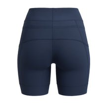 Bermuda de Compressão Feminina Para Corrida 6 Bolsos - Sportbr - Azul Marinho