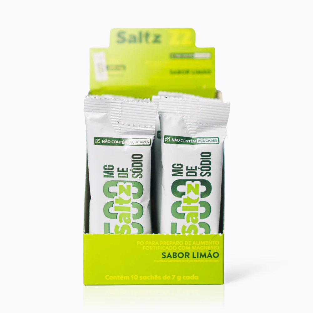Caixa 10 Sachês Saltz 500 Z2 7g - Sabor Limão