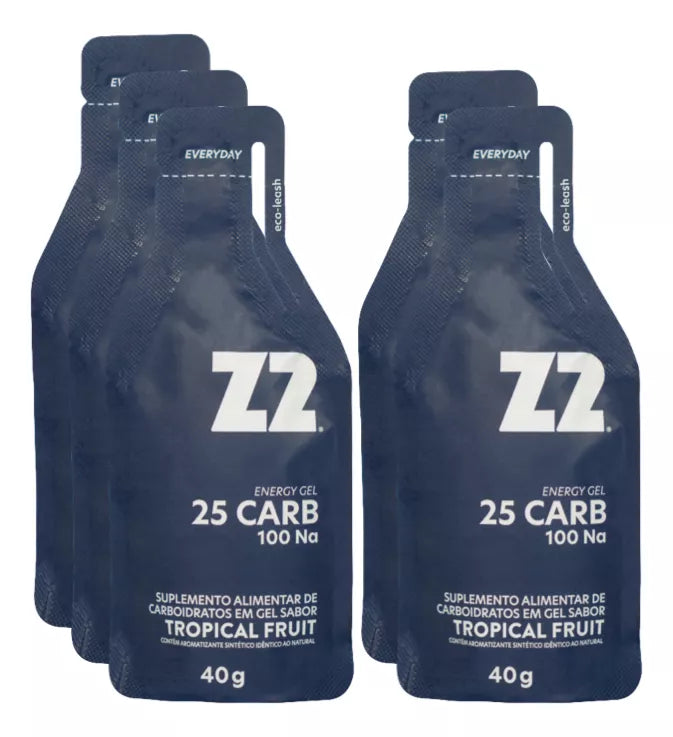 Caixa 10 Sachês Energy Gel Z2 40g -Tropical Fruit 25 Carb